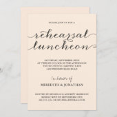 リハーエレガントサル昼食 招待状 (正面/裏面)