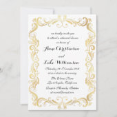 リハーサエレガントルディナーの招待 招待状 (正面)