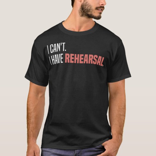 リハーサルがしたい Tシャツ (正面)