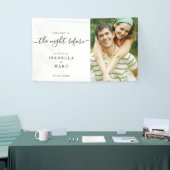 リハーサルのために写真を結婚持つ前の夜 横断幕 (トレードショー)