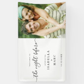 リハーサルのために写真を結婚持つ前の夜 横断幕 (縦)