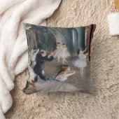 リハーサルのステージ、エドガー・デガ クッション (ブランケット)