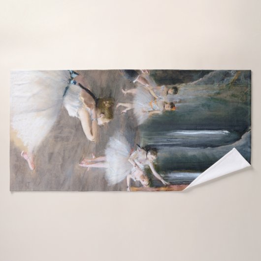 リハーサルのステージ、エドガー・デガ バスタオル (バスタオル)