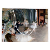 リハーサルのステージ、エドガー・デガ ラージペーパーバッグ (裏面)