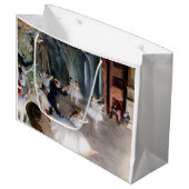 リハーサルのステージ、エドガー・デガ ラージペーパーバッグ (正面アングル)