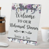 リハーサルのディナーゴシックの結婚へようこそ 台座サイン (インサイチュ)