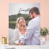 リハーサルのディナーサイン アクリルサイン (ウェディング)