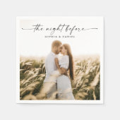 リハーサルのディナーナプキン前夜 スタンダードカクテルナプキン (正面)