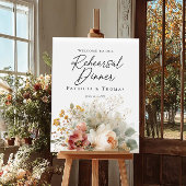 リハーサルのディナーローズと緑の歓迎 ポスター