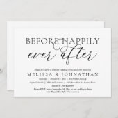 リハーサルのディナー結婚の後で幸せに 招待状 (正面/裏面)