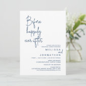 リハーサルのディナー結婚の後で幸せに 招待状 (スタンド正面)