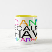 リハーサルのマグ ツートーンマグカップ (中央)