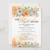 リハーサルの前の夜にポピー 招待状 (正面)