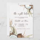 リハーサルの前の夜に熱帯 招待状 (正面)