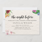 リハーサルの前の夜のトロピカル 招待状 (正面)