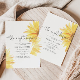リハーサルの前の夜ひまわり 招待状