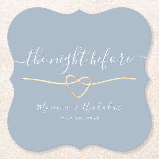 リハーサルの前の夜 ペーパーコースター (正面)