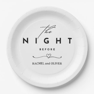 リハーサルの前の夜 ペーパープレート