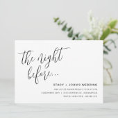 リハーサルの前の夜 招待状 (スタンド正面)