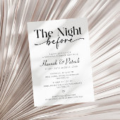 リハーサルの前の夜 招待状