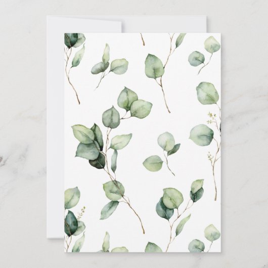 リハーサルの前の夜 招待状 (裏面)