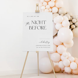 リハーサルの前夜のウェルカムサイネージ ポスター