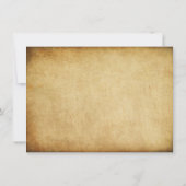 リハーサルの夕食の招待を結婚するヴィンテージ 招待状 (裏面)