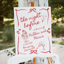 リハーサルの夕食の歓迎サイン手引きリハーサル