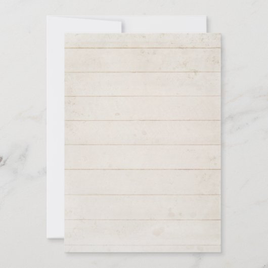 リハーサルの夕食の砂漠のサボテンの水気が多い木製の芸術 招待状 (裏面)