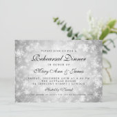 リハーサルの夕食の銀の冬の不思議の国 招待状 (スタンド正面)