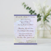 リハーサルの夕食の青のアジサイ 招待状 (スタンド正面)