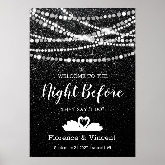 リハーサルの夕食前夜へようこそ ポスター (正面)