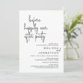 リハーサルの後で楽し結婚くパーティーを過ごす前に 招待状 (スタンド正面)