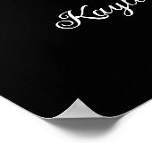 リハーサルの結婚前夜のウェルカムサイン ポスター (角)