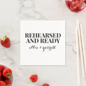 リハーサルはっきりしたディナーナプキンズ スタンダードカクテルナプキン (インサイチュ)