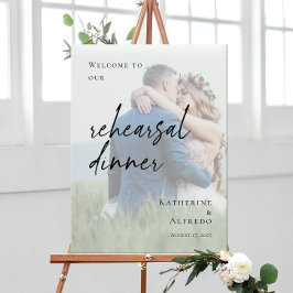 リハーサルエレガントディナーの写真へようこそ ポスター