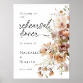リハーサルエレガントディナーフローラへようこそ ポスター (正面)