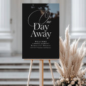 リハーサルエレガントディナーブラックウェルカム アクリルサイン