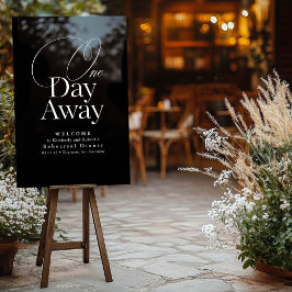 リハーサルエレガントディナーブラックウェルカム アクリルサイン