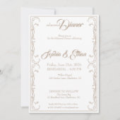 リハーサルエレガントディナー招待状 – サンドバラ 招待状 (正面)