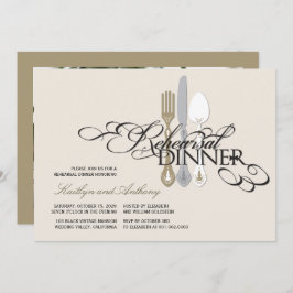 リハーサルクラシックディナーのスクロール2結婚式 招待状