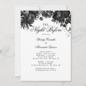 リハーサルクラシックディナー前のゴシック様式の白い夜 招待状 (正面)