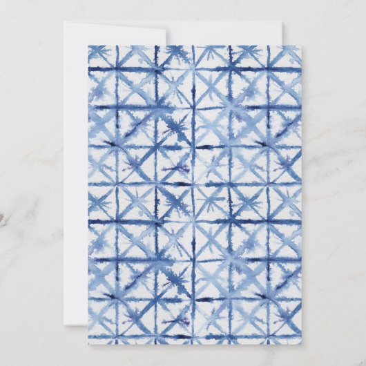 リハーサルディナーしぼりシーホーススタフィッシュビーチ 招待状 (裏面)