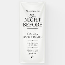リハーサルディナーのウェディングサイン 前夜祭