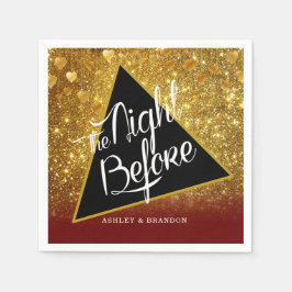 リハーサルディナーの優雅なナプキン スタンダードカクテルナプキン