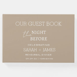 リハーサルディナーの前夜の結婚式 タープ ゲストブック