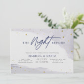 リハーサルディナーの前夜 招待状 (スタンド正面)