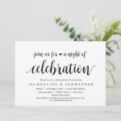 リハーサルディナーの夜にご一緒しましょう 招待状 (スタンド正面)