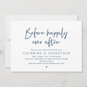 リハーサルディナーの結婚後で幸せに 招待状 (正面)