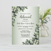 リハーサルディナーウェディングパーティグリーナリーフローラ 招待状 (スタンド正面)